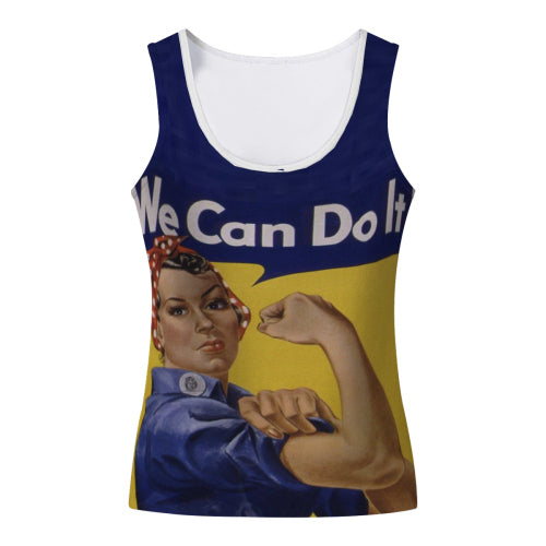 Femmoora ™ We Can Do It Sleeveless Top