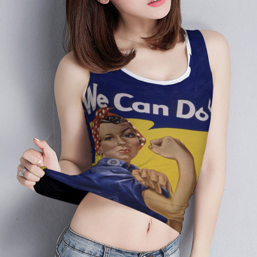 Femmoora ™ We Can Do It Sleeveless Top
